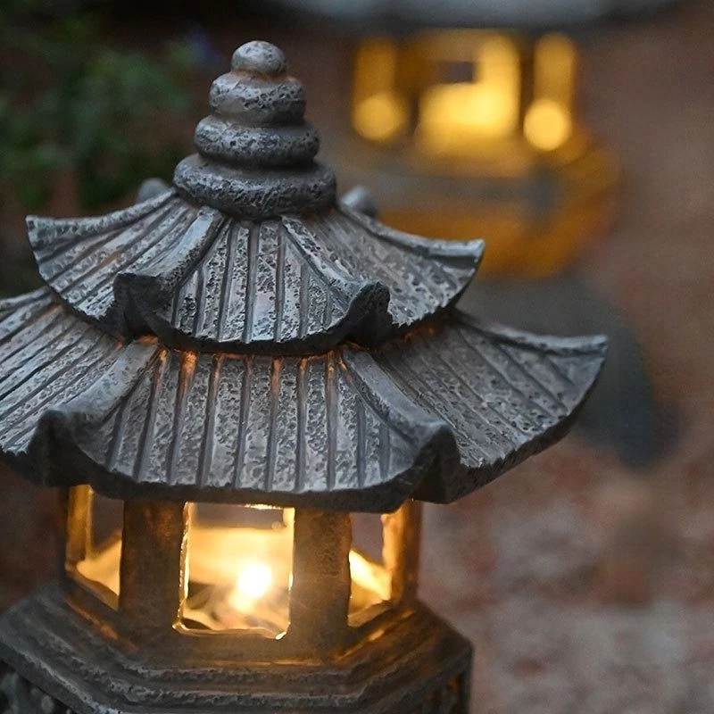 Solar LED Pagoda Lantern for B - Outdoor Lighting Architectural recension och pris
