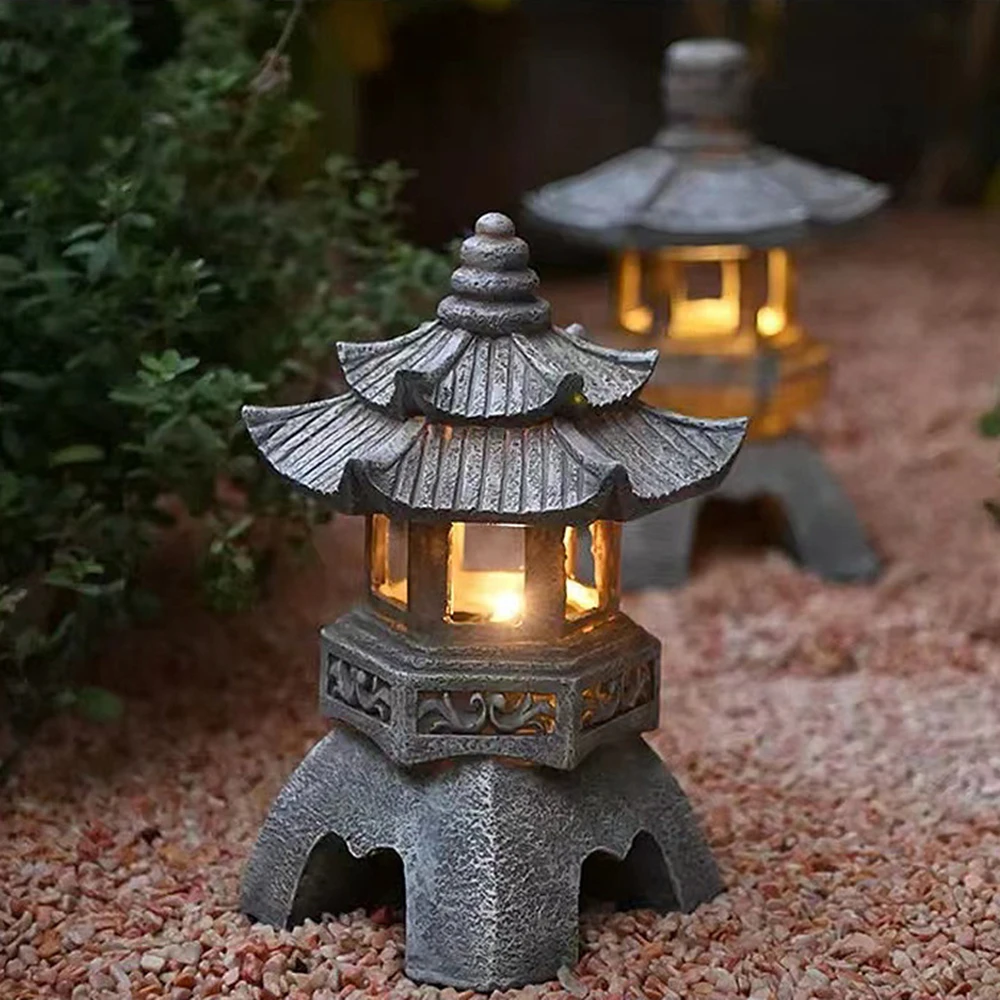 Solar LED Pagoda Lantern for B - Outdoor Lighting Architectural recension och pris