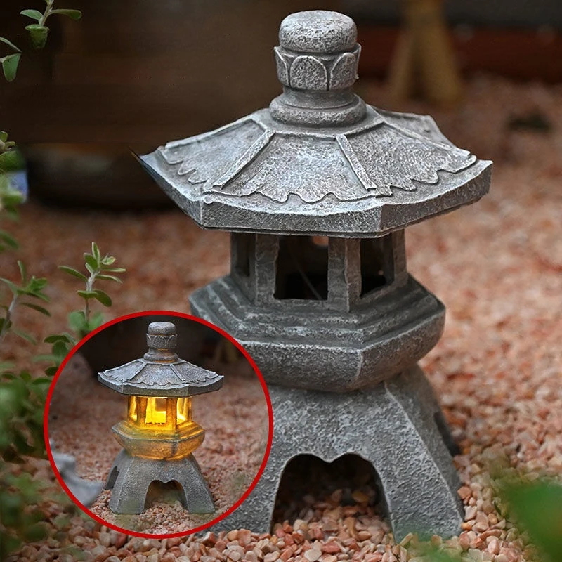 Solar LED Pagoda Lantern for B - Outdoor Lighting Architectural recension och pris