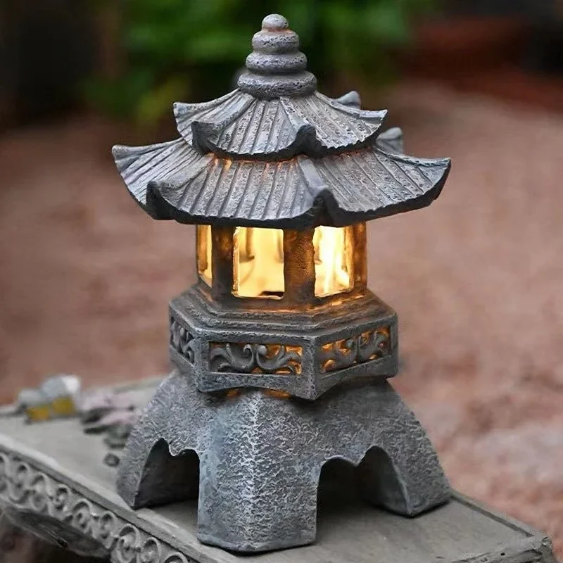 Solar LED Pagoda Lantern for B - Outdoor Lighting Architectural recension och pris