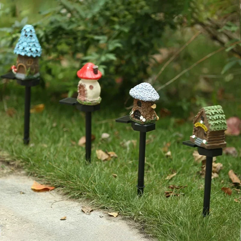 1pc Creative Solar Resin Mushr - Outdoor Lighting Architectural recension och pris
