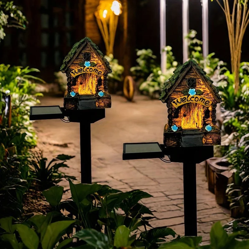1pc Creative Solar Resin Mushr - Outdoor Lighting Architectural recension och pris