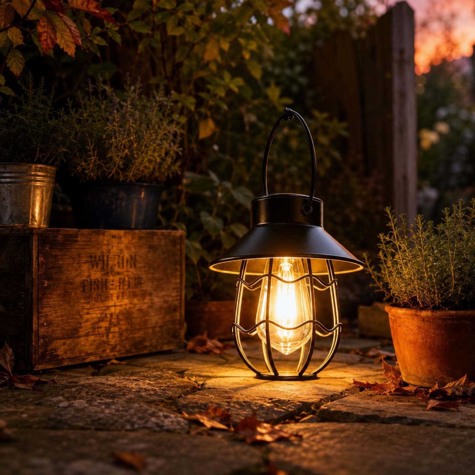 Wavy Frame Lantern Energy Savi - Outdoor Lighting Design recension och pris