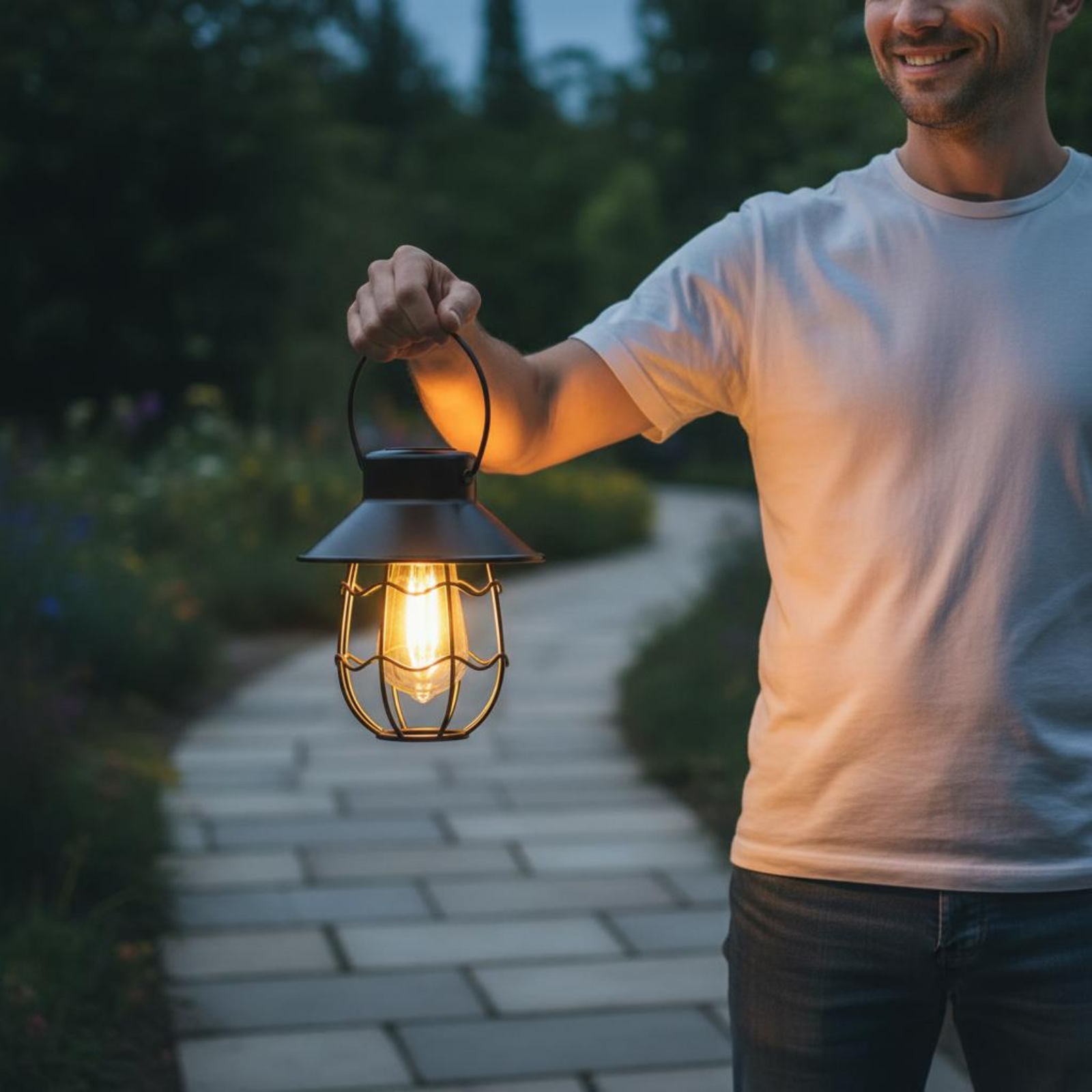 Wavy Frame Lantern Energy Savi - Outdoor Lighting Design recension och pris