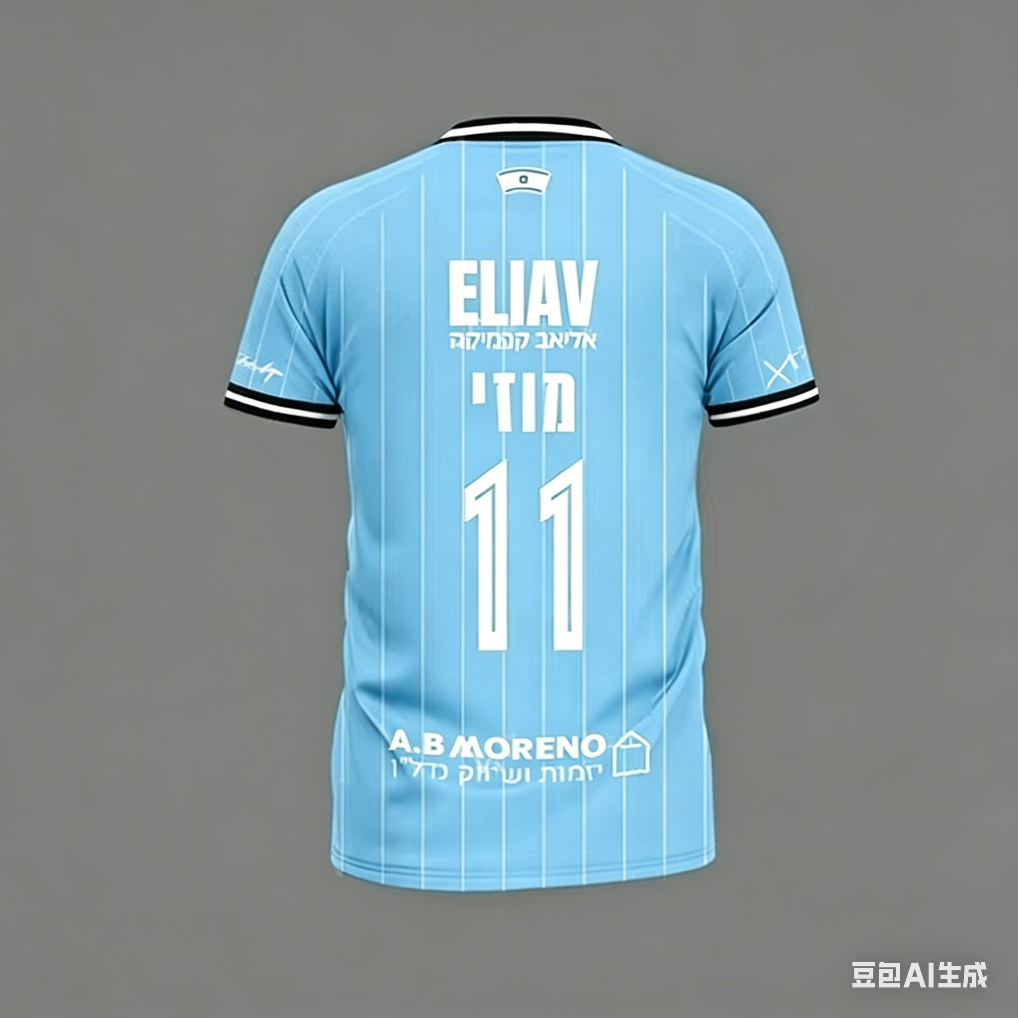 Light Blue Striped Football Je - Outdoor Lighting Jersey recension och pris