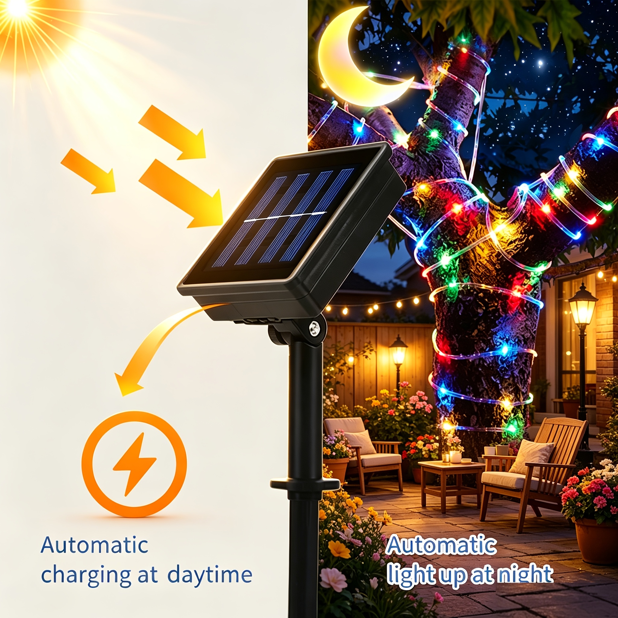 Outdoor Solar LED Fairy Lights - Outdoor Lighting Xmas recension och pris