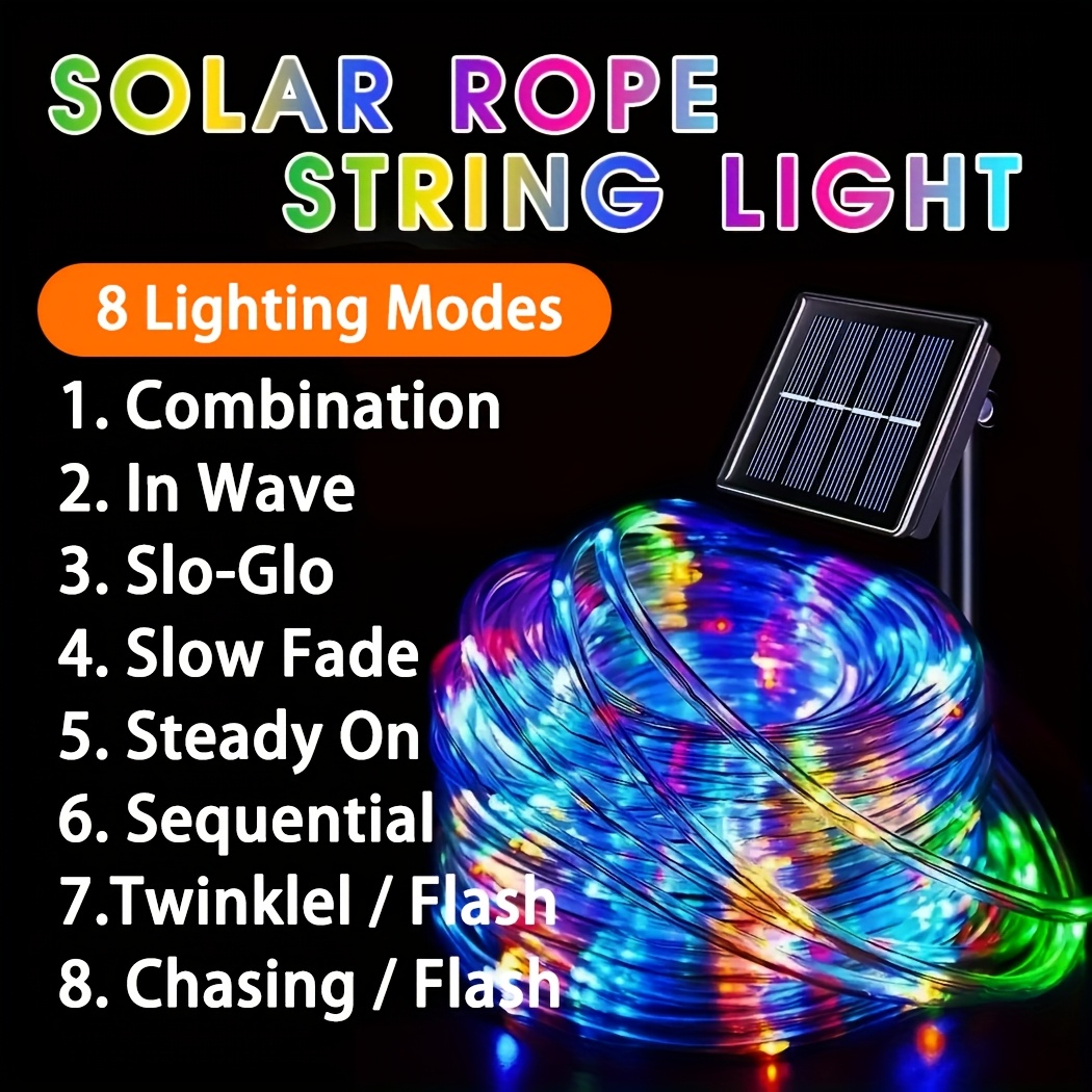Outdoor Solar LED Fairy Lights - Outdoor Lighting Xmas recension och pris