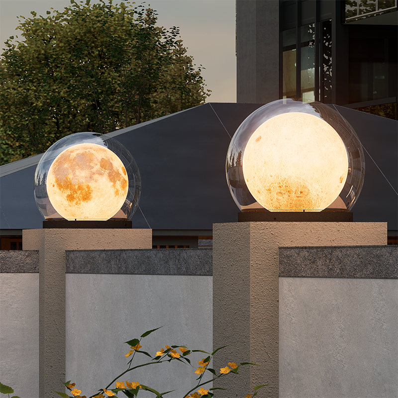 Outdoor Modern Post Light LED  - Outdoor Lighting No Electricity recension och pris