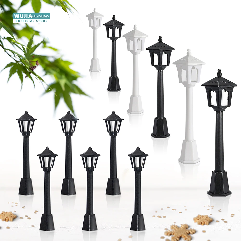 6/12pcs Retro Miniature Street - Outdoor Lighting Xmas recension och pris