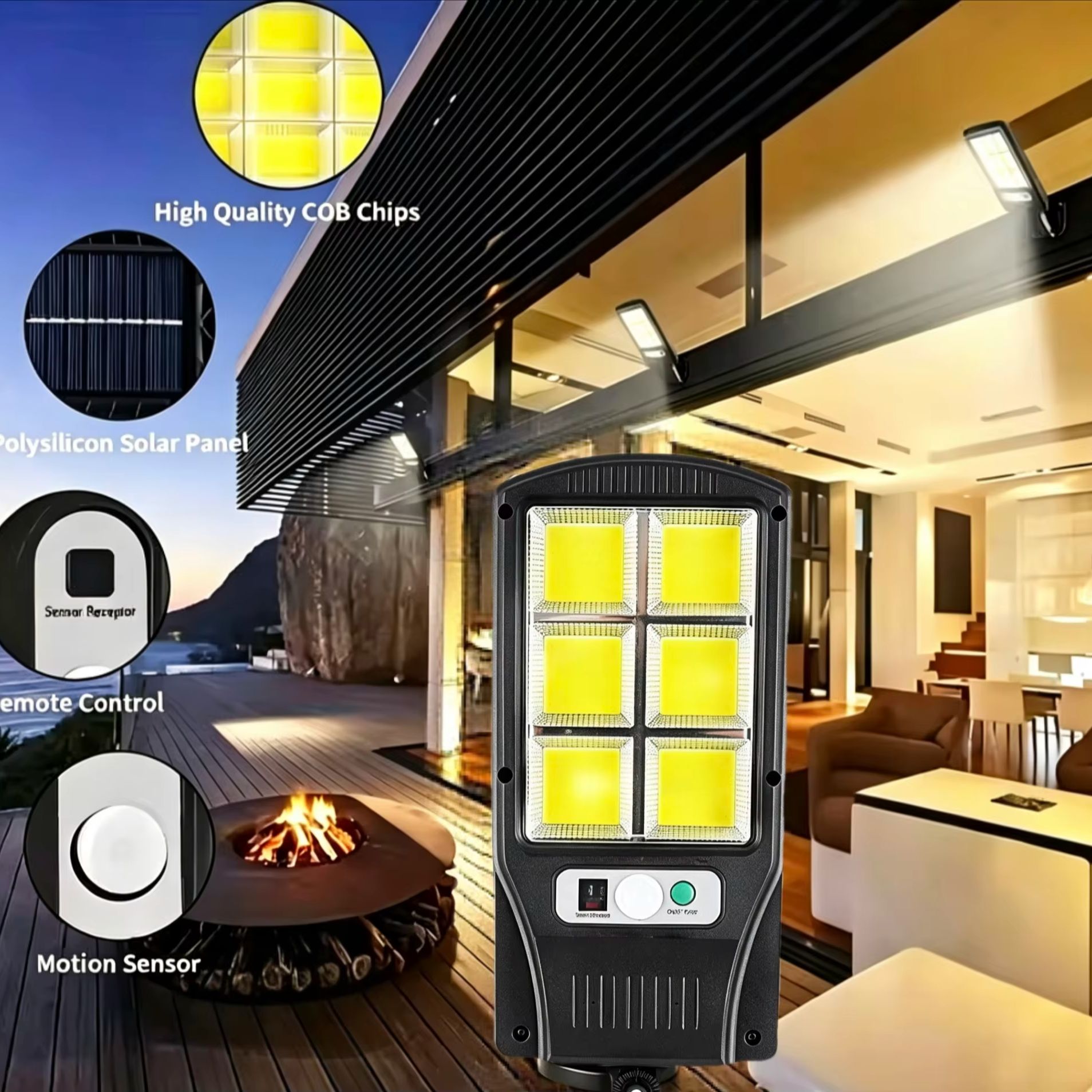 Powerful Outdoor Solar Lights  - Outdoor Lighting No Electricity recension och pris