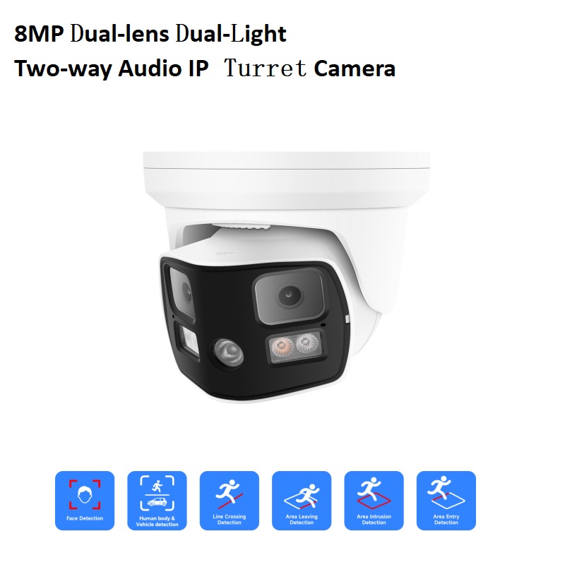 8MP 180°Wide Angle Dual Lens D - Outdoor Lighting No Electricity recension och pris