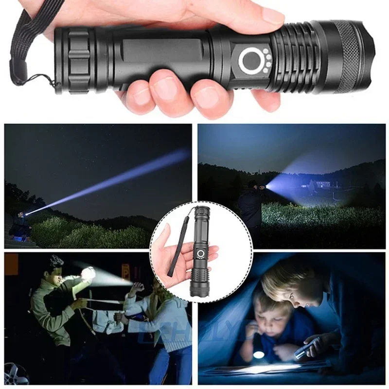 High Power XHP70 Led Flashligh - Zinc Outdoor Lighting recension och pris
